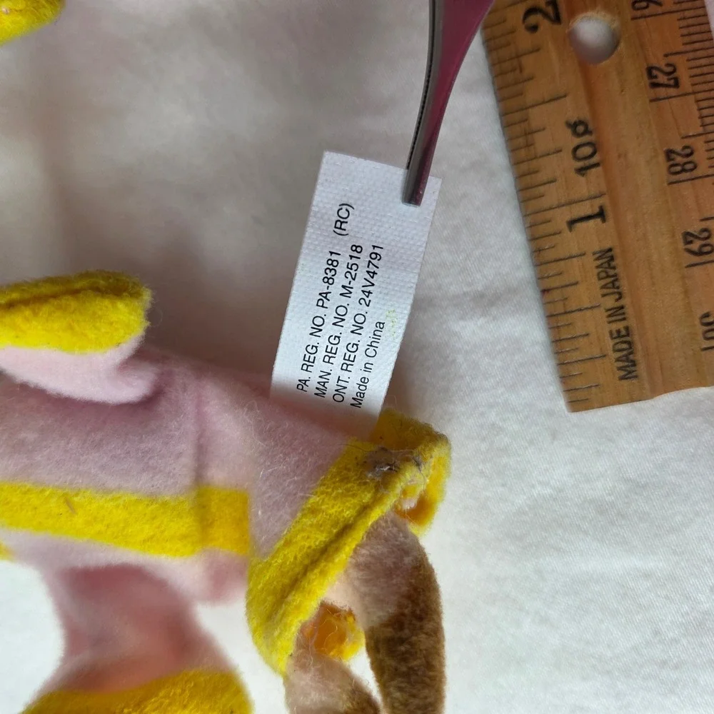Vtg 1999 Subway The King and I Princess Ying Plush Finger Puppet Lot of 2 4